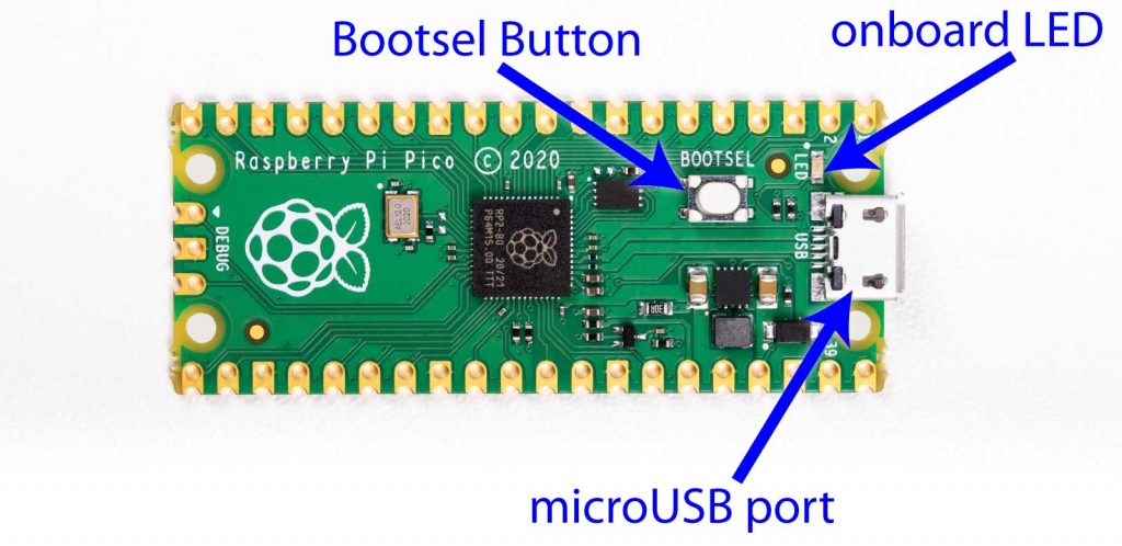 Raspberry Pi PICO an introduction with MicroPython