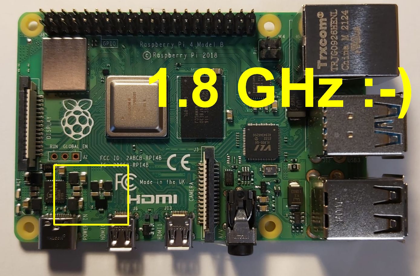 Free upgrade: Raspberry Pi 4 now with 1.8GHz instead of 1.5