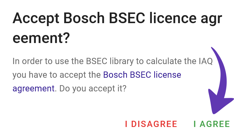 Bosch BSEC license agreement