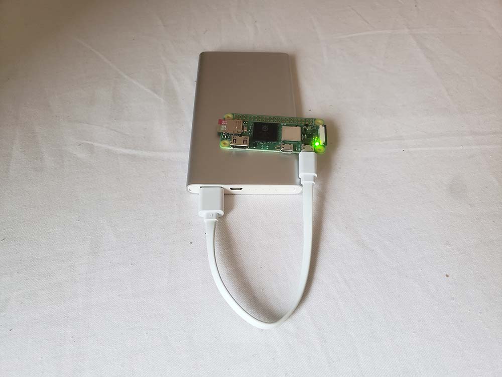pi zero 2 with battery pack