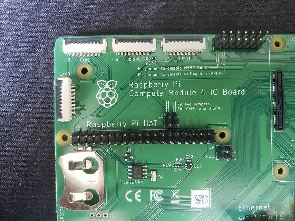 Raspberry Pi CM4 IO Board GPIO-stift