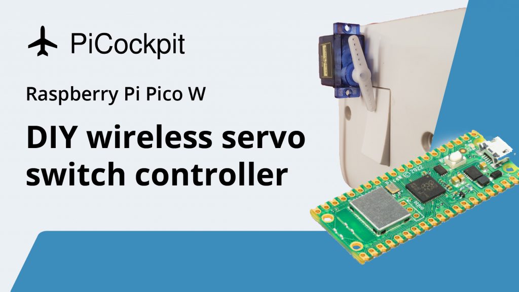 Raspberry Pi Pico WでワイヤレスサーボスイッチコントローラをDIY。