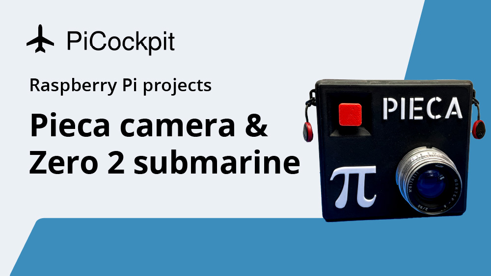 submarino de framboesa pi e câmara fotográfica