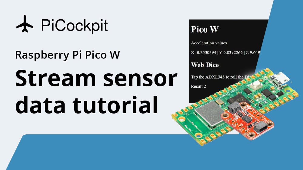 Raspberry Pi Pico W handledning strömmar sensordata