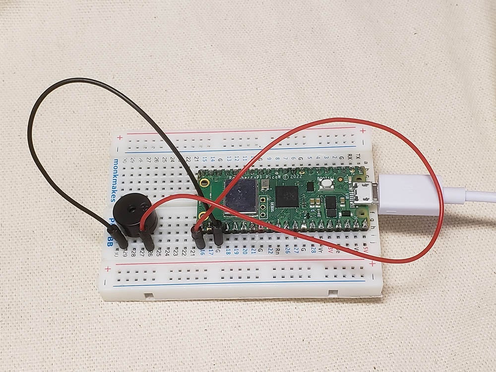 Raspberry Pi Pico W beginners' components tutorial