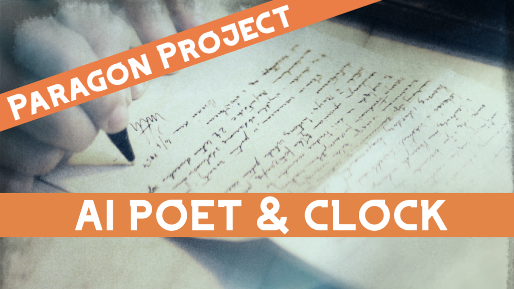 Projeto Paragon: Poeta e relógio de IA