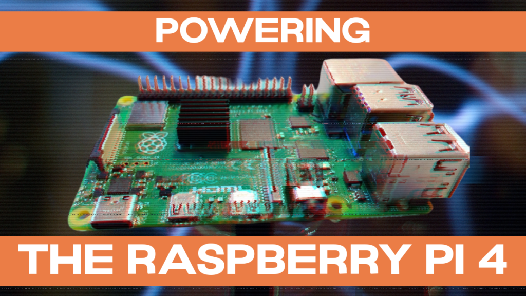 Alimentation du Raspberry Pi 4 Image de titre