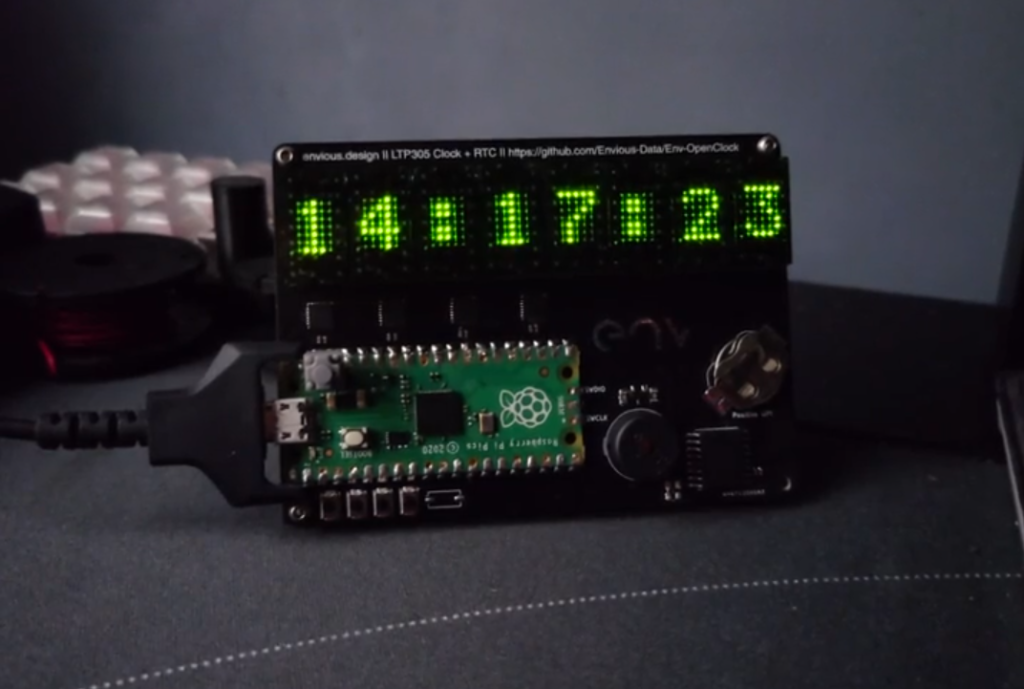 Elektronische LED Uhr – Raspberry Pi Pico