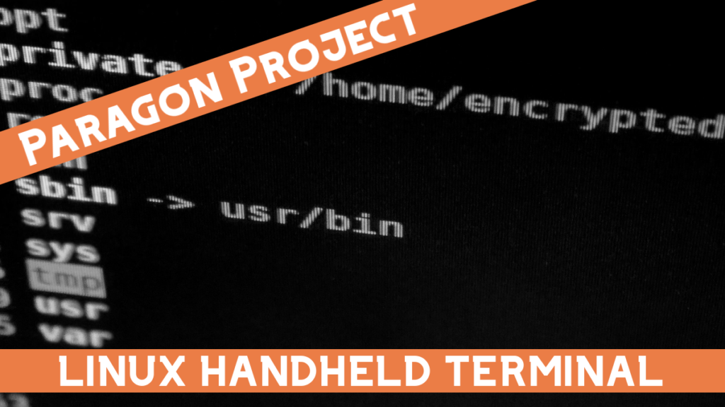 Linux handhållen terminal Titelbild