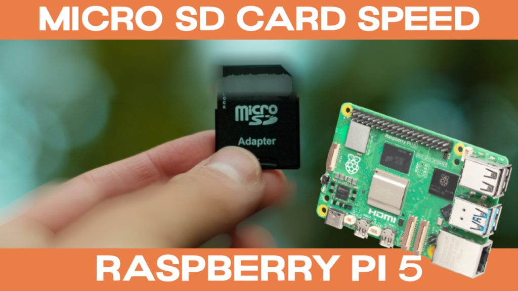 Raspberry Pi 5 Micro SD Card Speed Título de la imagen