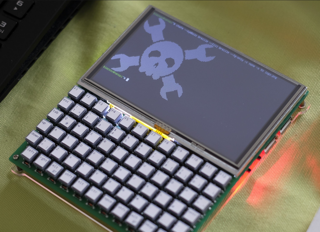 Linux Handheld Terminal with a Raspberry Pi Pico