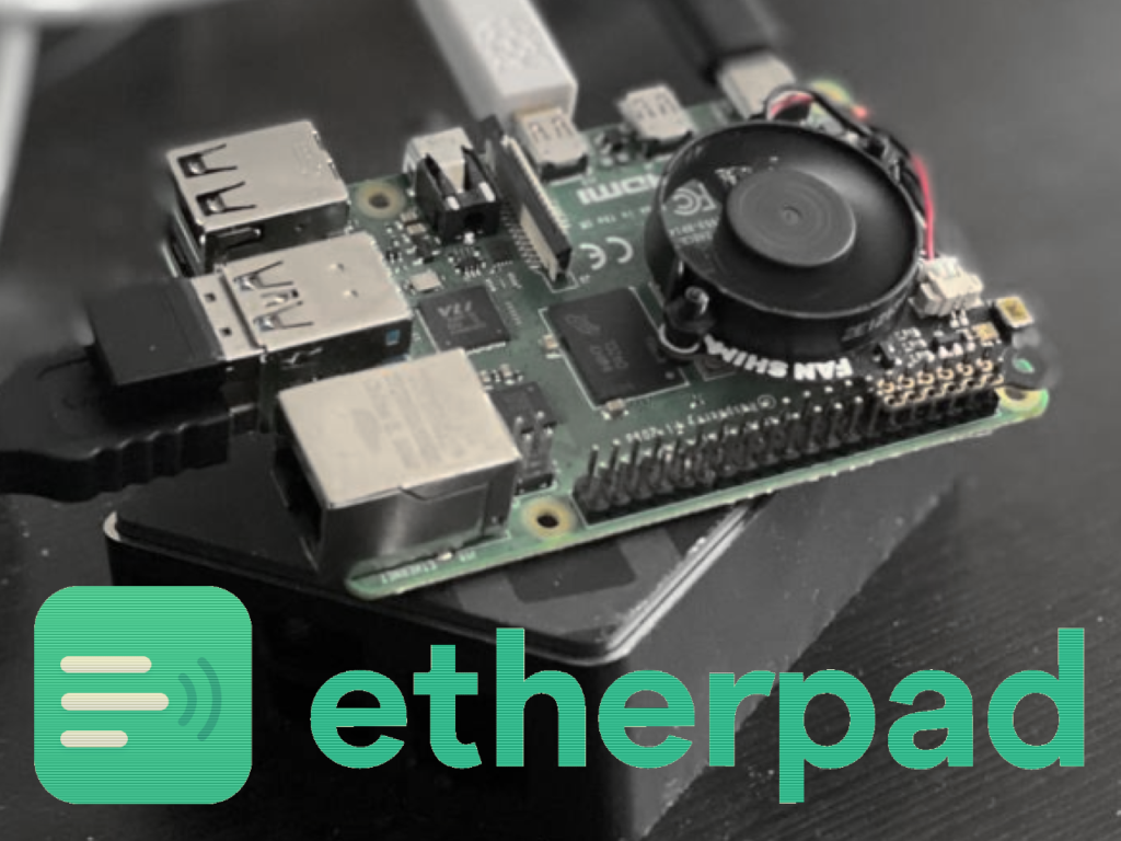 Etherpad-server Raspberry Pi