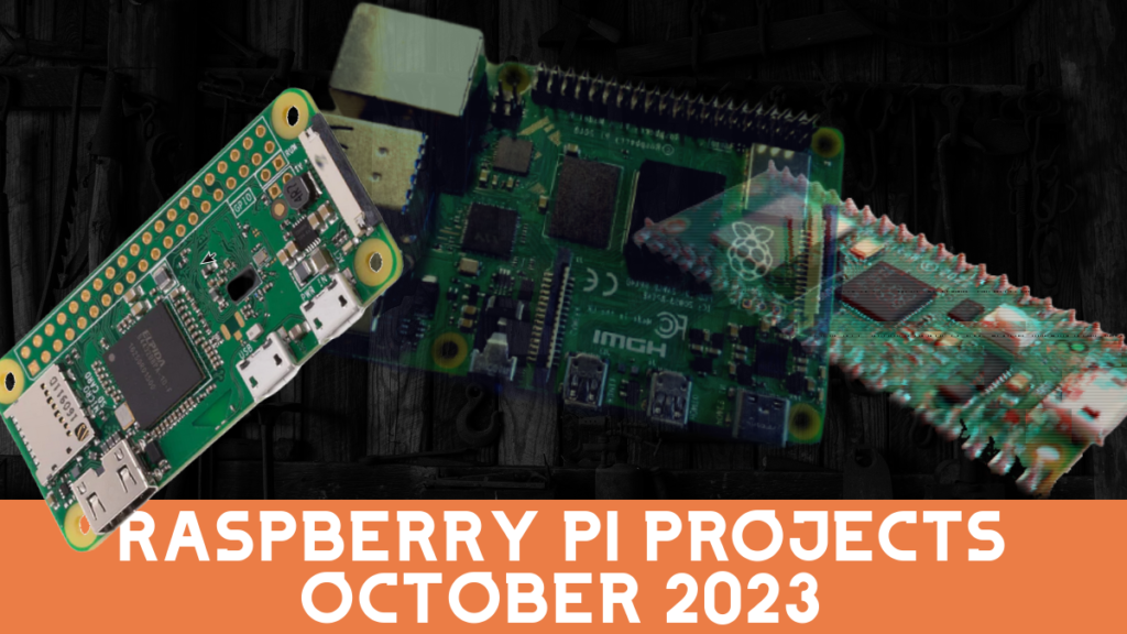 Projets Raspberry Pi octobre 2023