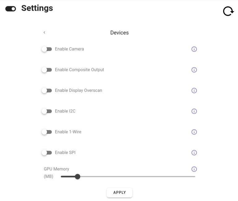Configurações App | PiCockpit