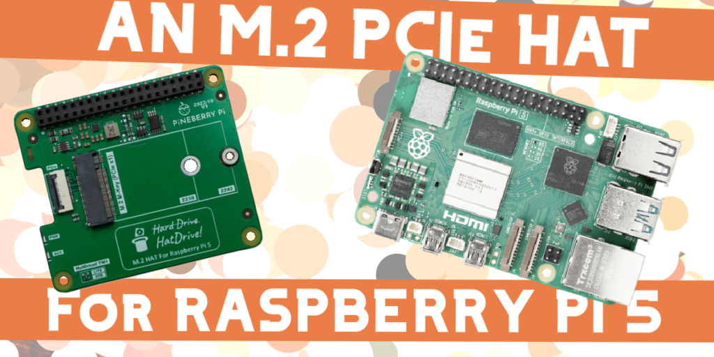 Karta M.2 PCIe HAT dla Raspberry Pi 5 - Obrazek tytułowy Pineberry Pi