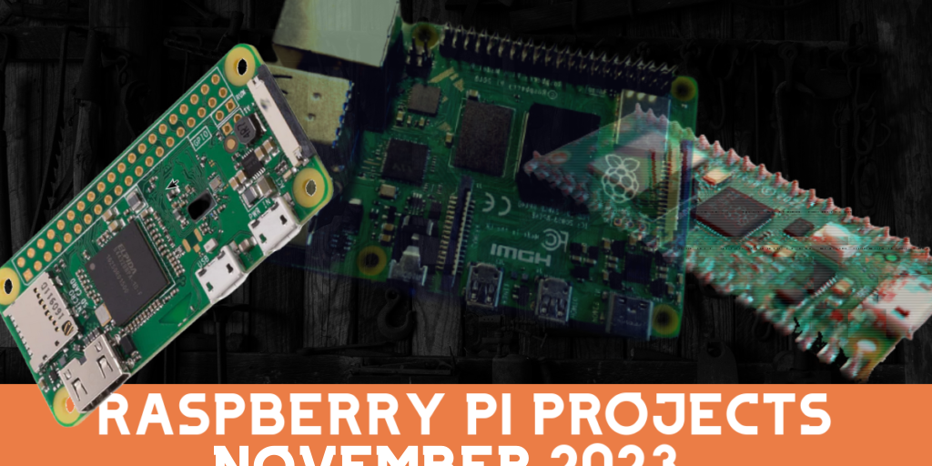 Projekty Raspberry Pi Listopad 2023 Obrazek tytułowy