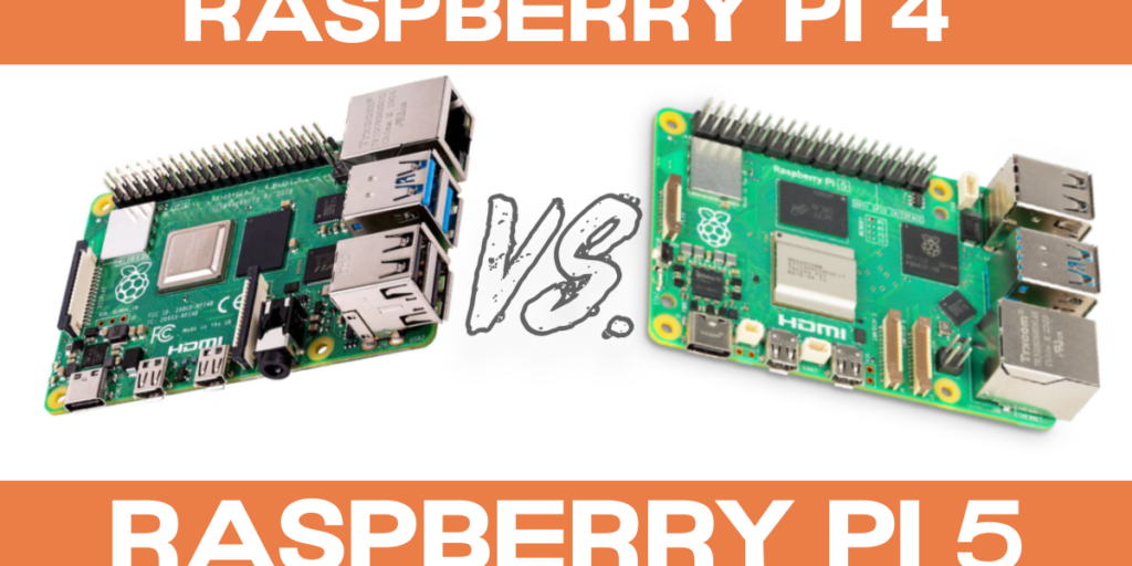 Raspberry Pi 4 vs Raspberry Pi 5 Imagem do título