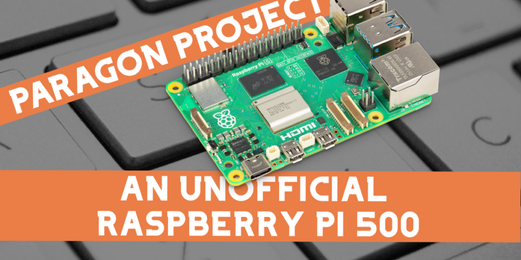 Image non officielle du titre du Raspberry Pi 500