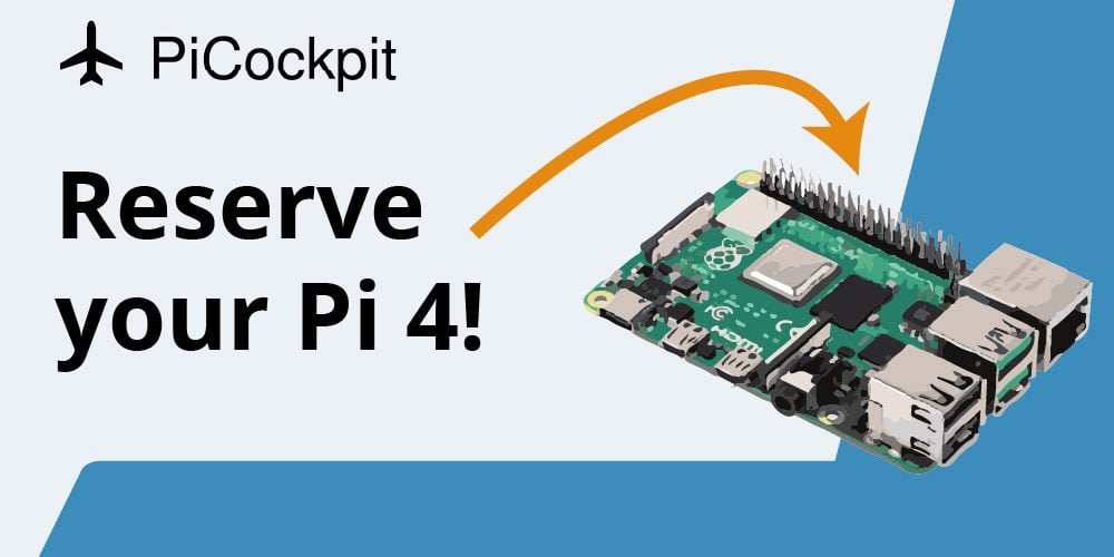 picockpit raspberry pi 4 reservationsverktyg